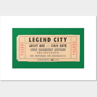 Legend City Ticket - Phoenix / Tempe, Arizona Posters and Art